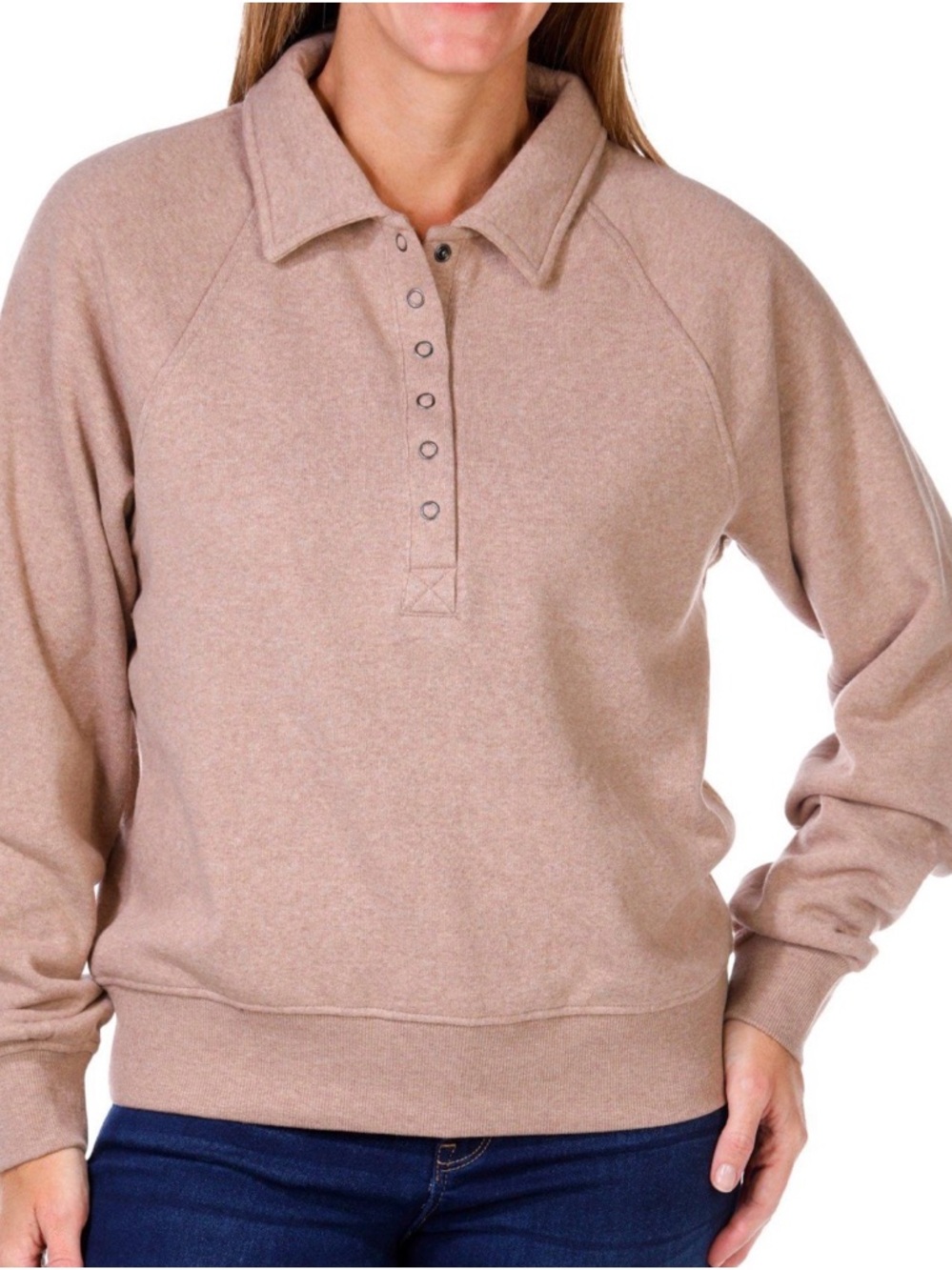 🤎Thread & Supply Pullover in Light Taupe🤎